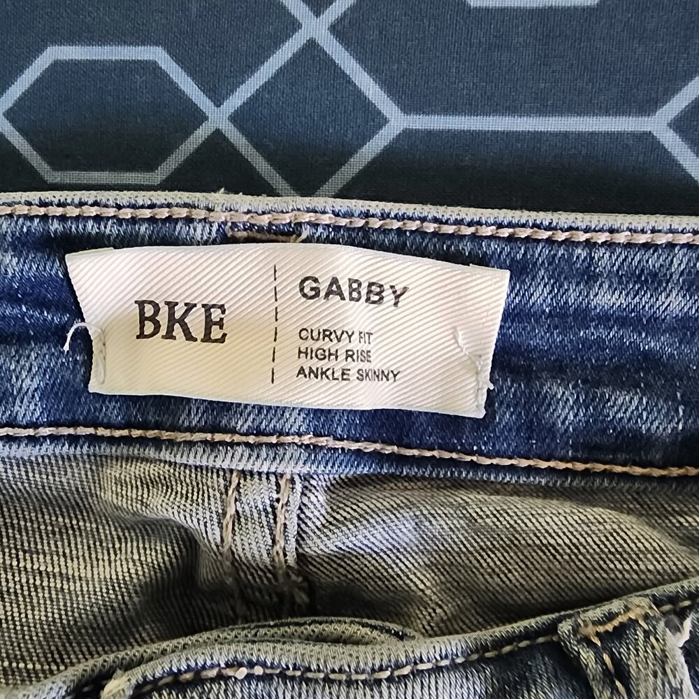 BKE Gabby Ankle Skinny Stretch Jean 26 x 27 - Picture 3 of 4
